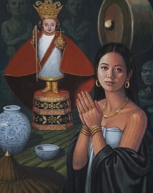 Sto. Nino and Queen Juana