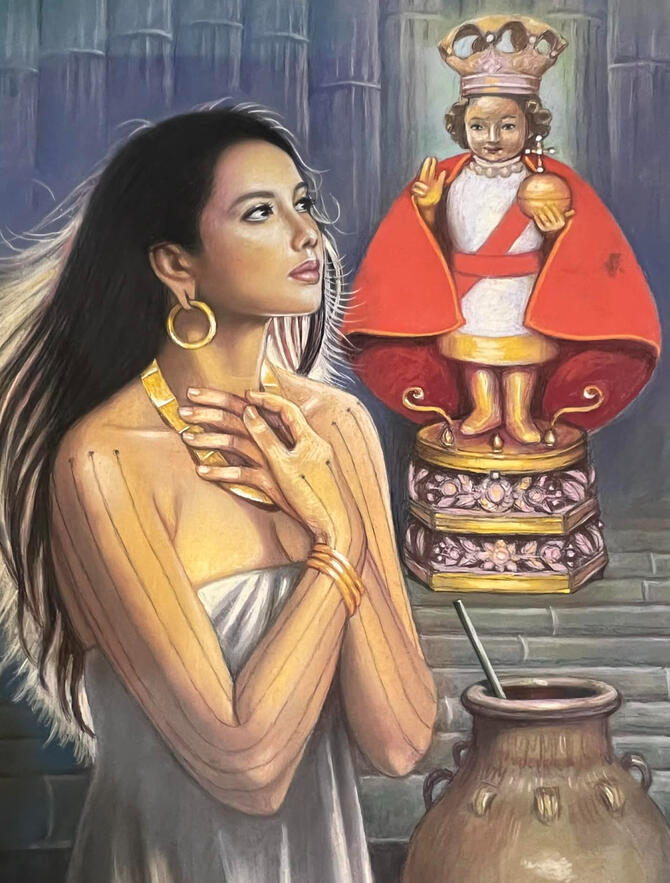 Sto. Nino and Queen Juana