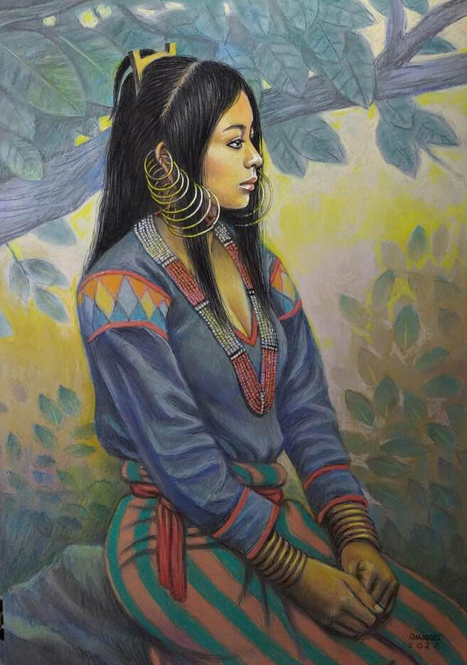 Ubo Maiden from the Ubo Tribe of Mindanao