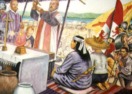 The First Mass in Cebu