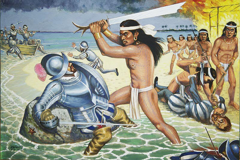 Rajah Lapu-Lapu defeats Magellan