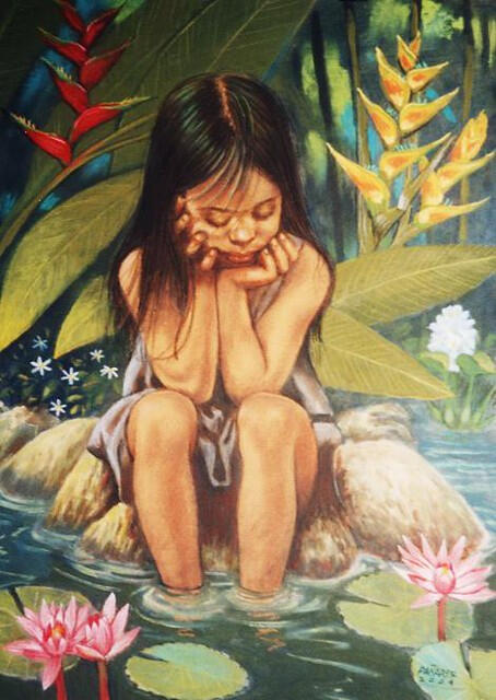 Girl in the Pond