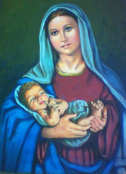 Mary and Jesus