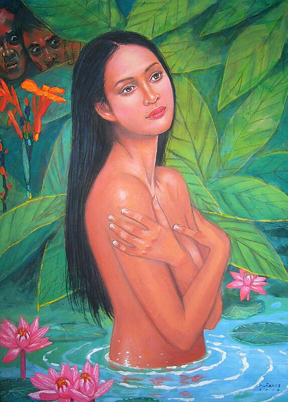 Bathing Lady