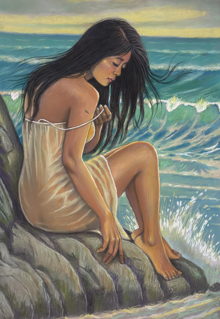 Girl on the Shore