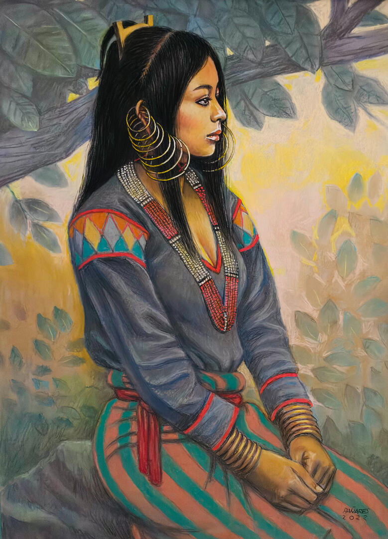 Ubo Maiden from the Ubo Tribe of Mindanao