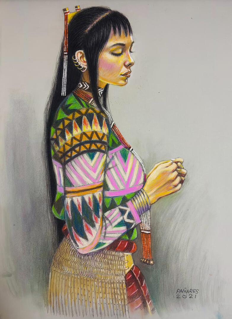 T'boli Girl from the T'boli tribe of Mindanao