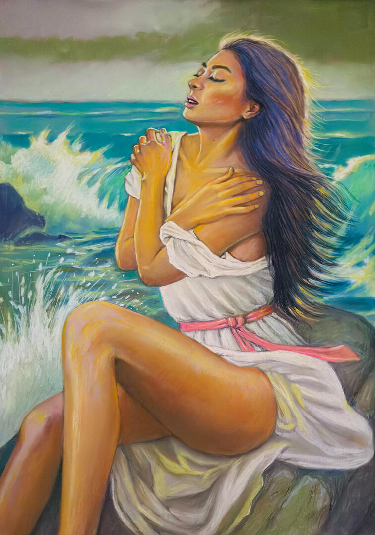 Girl on the Shore